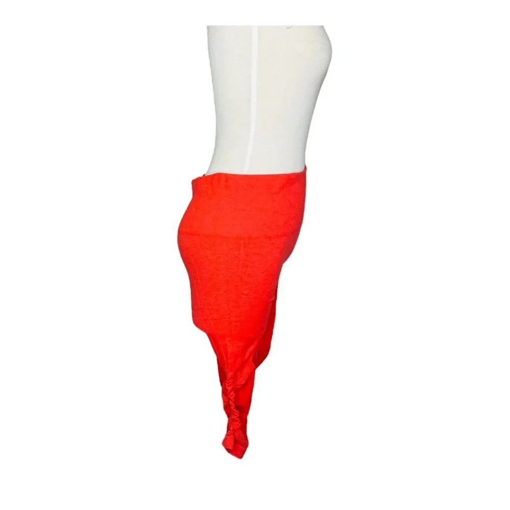 Lululemon Athletica Yoga Pants High Rise Crop Orange Size 8 - Picture 5 of 11